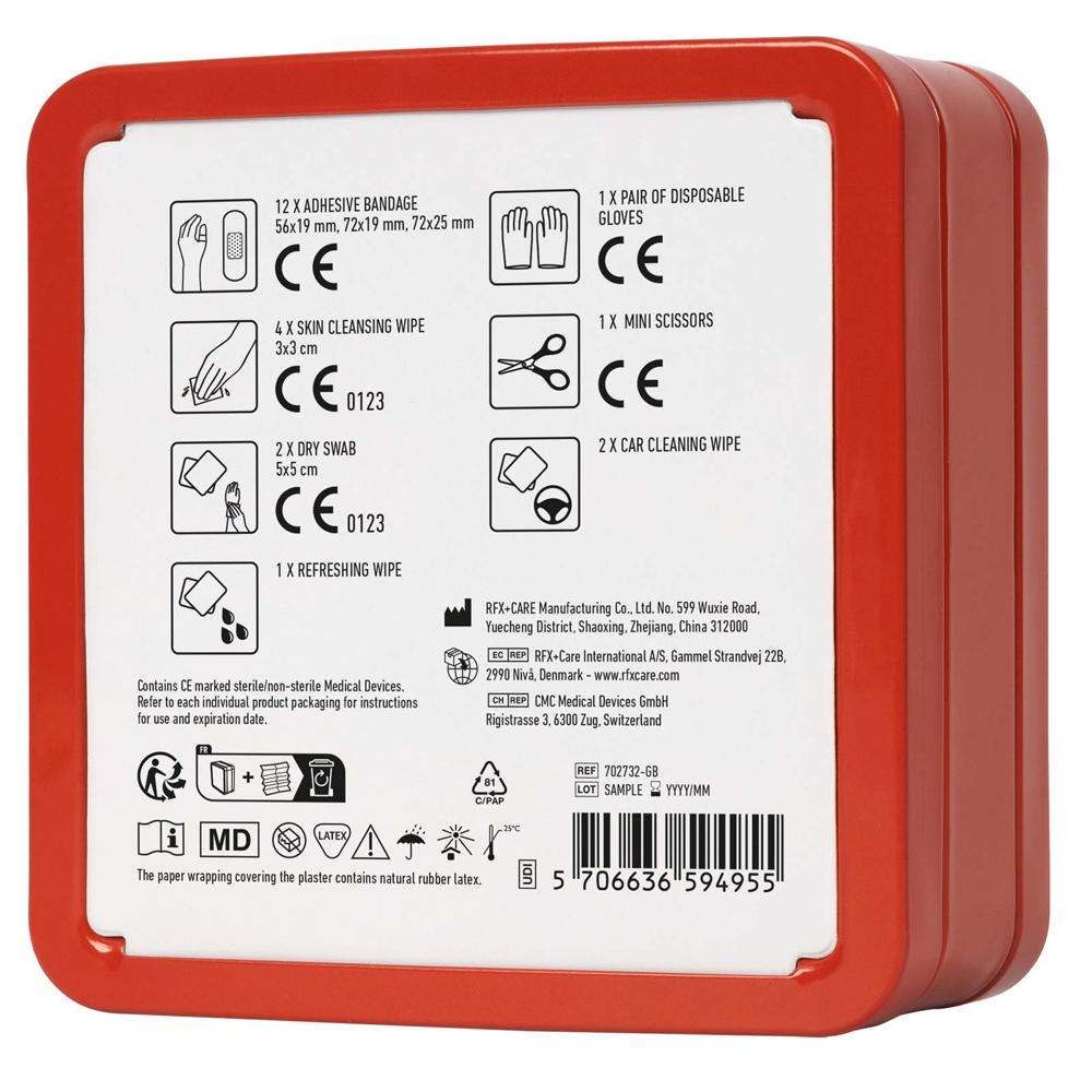 MyKit tinnen EHBO set voor in de auto