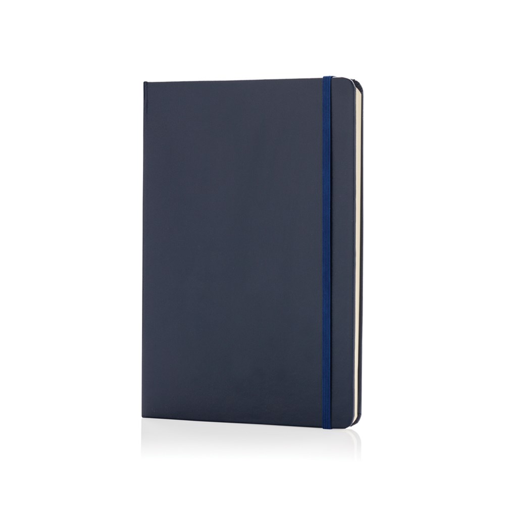 A5 hardcover notitieboek - donkerblauw (± PMS 282)