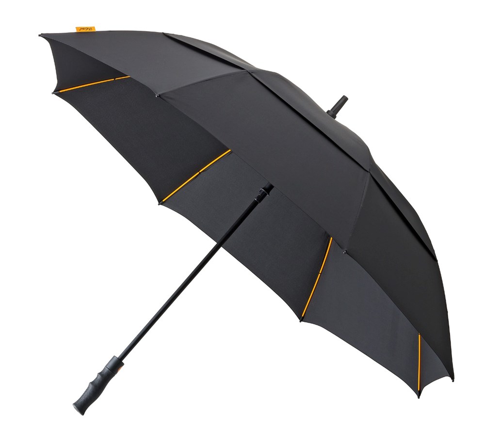 FALCONE - Stormparaplu - Automaat - Windproof -  130 cm - Zwart