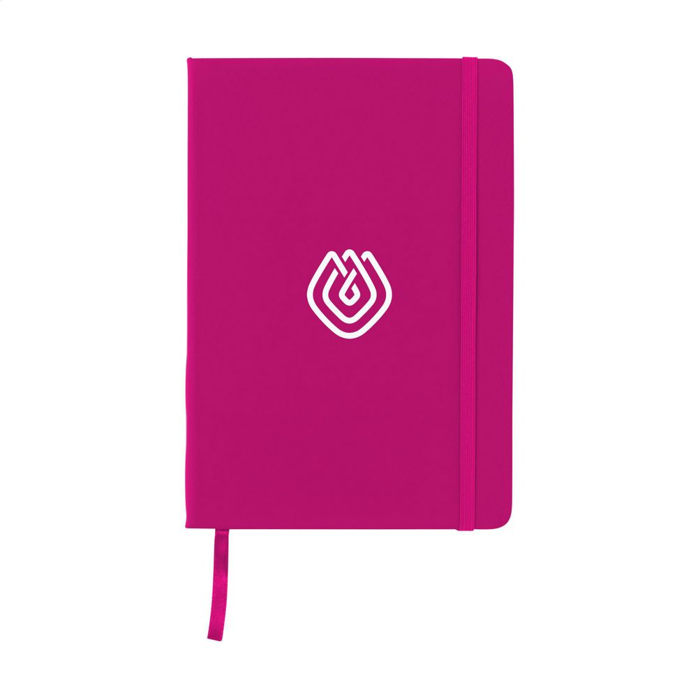 BudgetNote A5 Lines notitieboek - magenta (± PMS 214C)