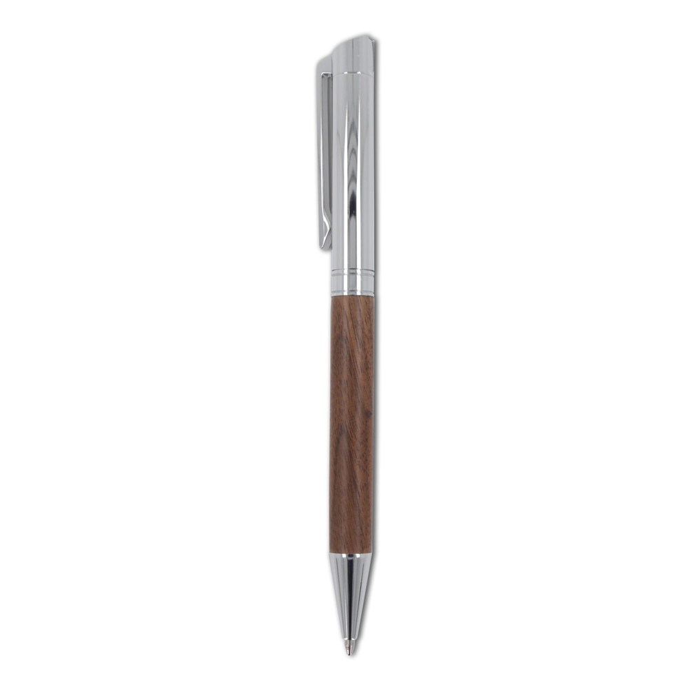 Balpen en rollerball set walnoot hout