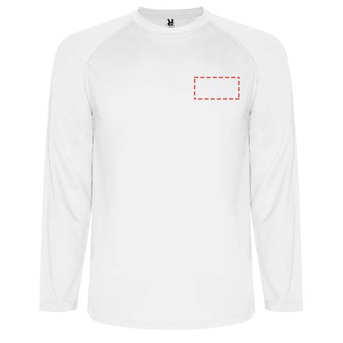 Montecarlo 150 g/m² kinder sport t-shirt lange mouw