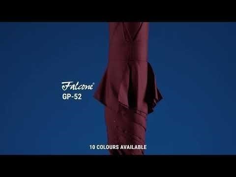 Falcone - Golfparaplu - Handopening - Windproof -  130 cm - Kobalt blauw