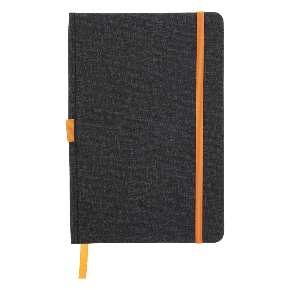 Andesite - notitieboek - oranje/donker grijs