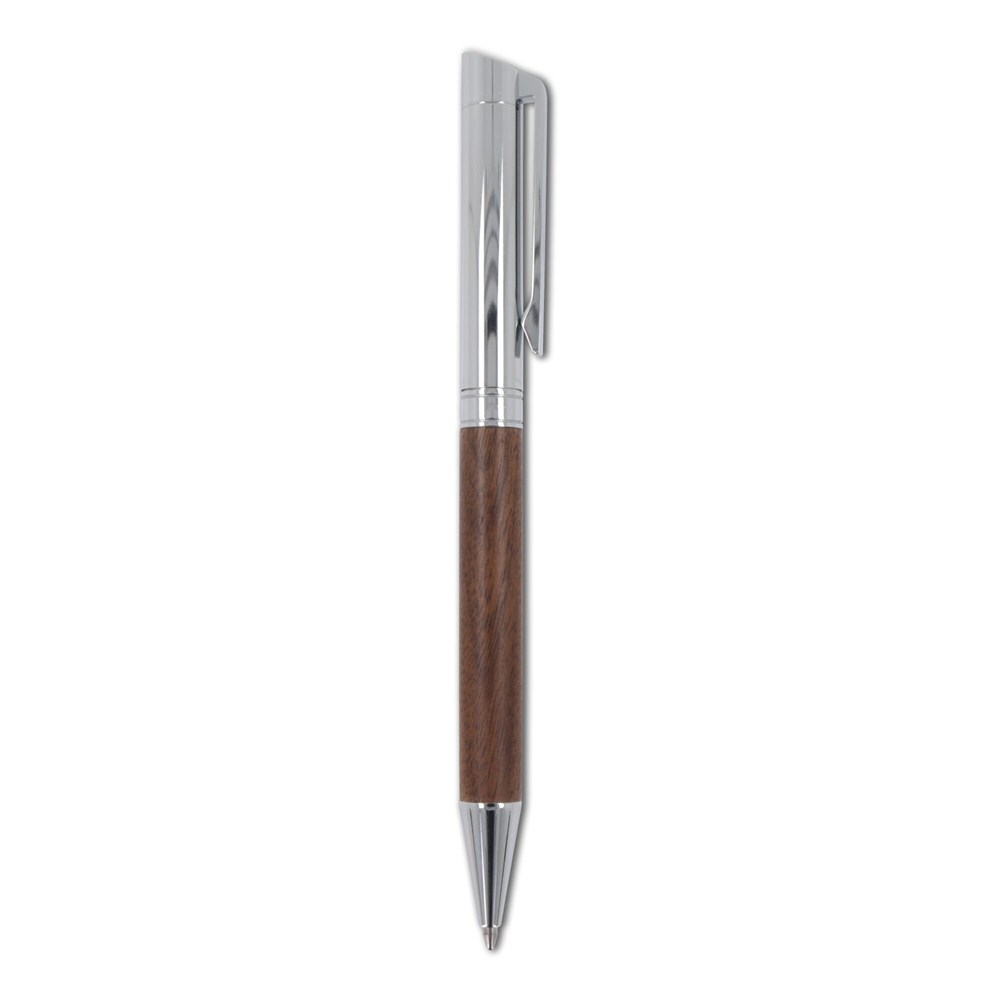 Balpen en rollerball set walnoot hout