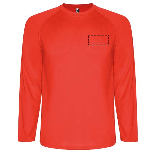 Montecarlo 150 g/m² kinder sport t-shirt lange mouw