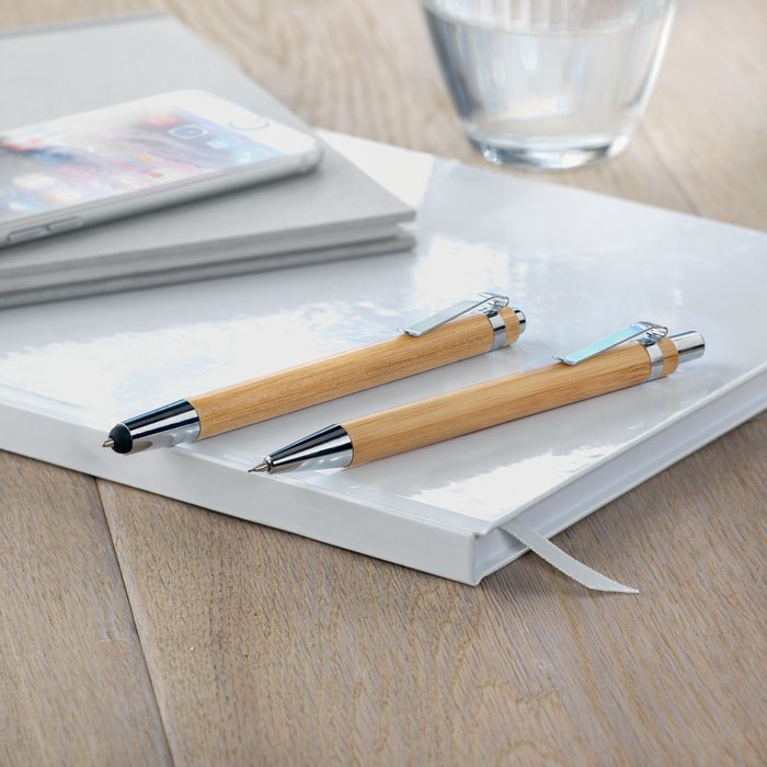 BAMBOOSET - Bamboe pen en potloodset